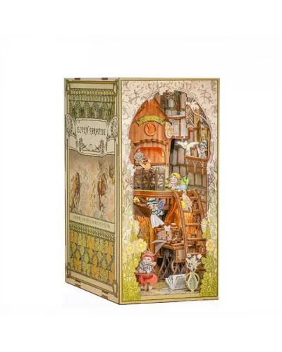 Puzzle 3D, Cotor de carte DIY, Paradisul Elfilor, Cutebee, 275 piese