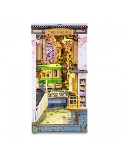 Puzzle 3D Cotor de carte DIY Sakura Densya, RoLife, 340 piese