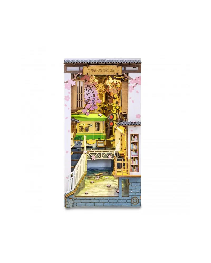 Puzzle 3D Cotor de carte DIY Sakura Densya, RoLife, 340 piese