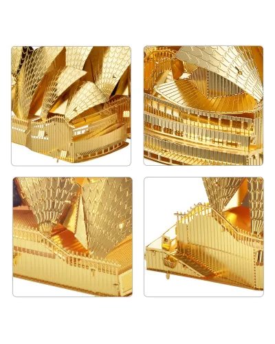 Puzzle 3D Piececool, Sydney Opera House, Metal, 62 piese