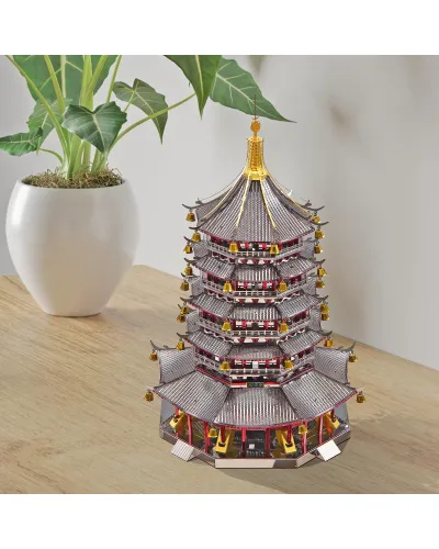 Puzzle 3D Piececool, Leifeng Pagoda, Metal, 796 piese