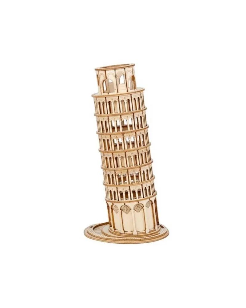 Puzzle 3D Turnul din Pisa, Lemn, 137 piese