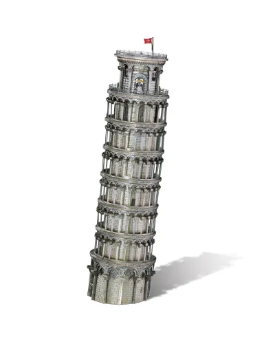 Puzzle 3D Piececool, Turnul din Pisa, Metal, 127 piese